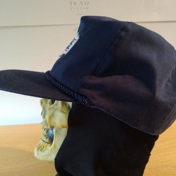 Vintage National Van Lines Patch Rope Strap Back Trucker Hat - Picture 3 of 8